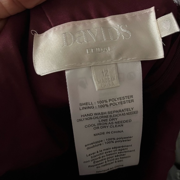 Bridesmaid dress burgundy - Picture 7 of 7